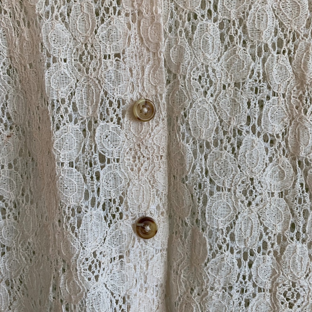 Coldwater Creek Lace Blouse Size 1X (18) - Picture 6 of 7
